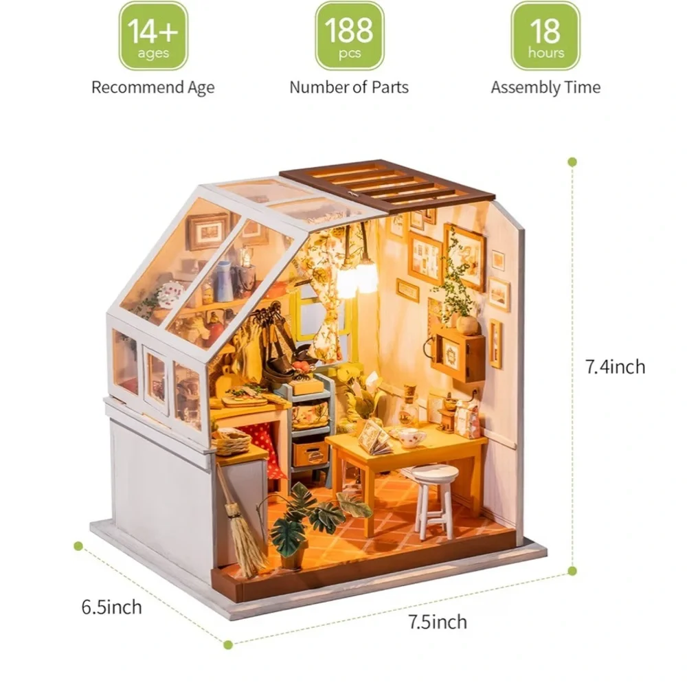 DIY Miniature House Kitchen Kit - Picture 2 of 9